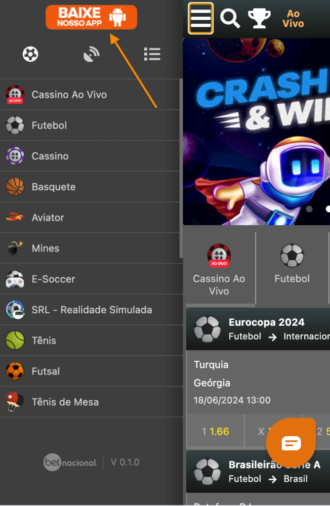 Betnacional Apk para Android